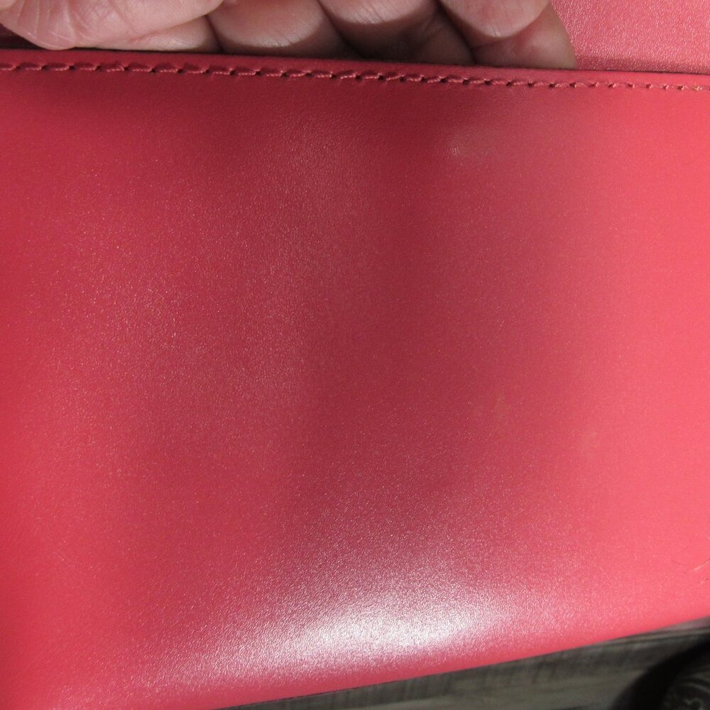 PATRICIA NASH EVANGELINE BAG, FULL GRAIN EMBOSSED LEATHER, PASSION RED, 2 STRAPS - Picture 12 of 13